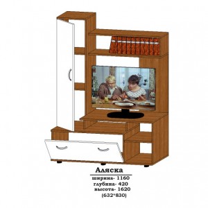 Стінка Сучасні Меблі Аляска