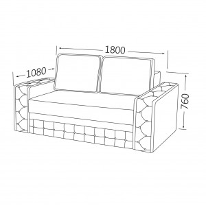 Канапе Бис-М "Рим" 1,4