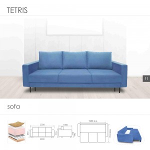 Софа Біс-М Тетріс (тік-так) (ЗНЯТО З ВИРОБНИЦТВА)