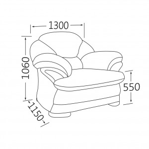 Крісло Nota "Соренто" (ЗНЯТО З ВИРОБНИЦТВА)