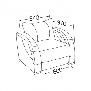 Крісло Nota "Твіст" (ЗНЯТО З ВИРОБНИЦТВА)