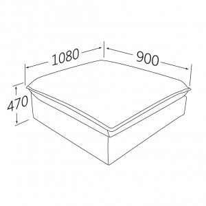 Пуф Nota "Франческа" з коробом