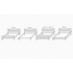 Кровать ТеМП "Каприз - 2"