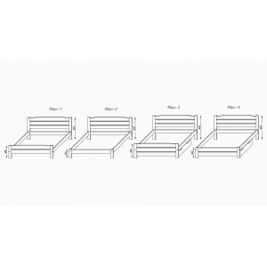 Кровать ТеМП "Мэри - 2"