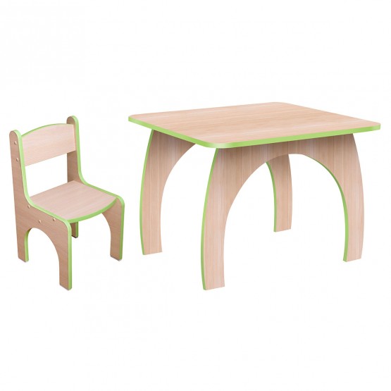 Комплект (стол + стул) детский Макси-мебель "Капитошка"