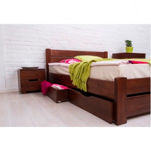 Ліжко Мікс Меблі Марія Айріс з шухлядами