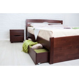 Ліжко Мікс Меблі Марія Лікерія Люкс з шухлядами