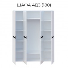 Шафа Світ Меблів Б'янко 4ДЗ (1800)