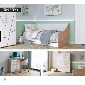 Ліжко Світ Меблів Тоні 1сп 2Ш