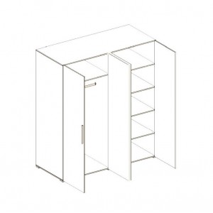 Шафа Світ Меблів Ромбо 4Д