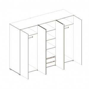 Шафа Світ Меблів Вівіан 6Д