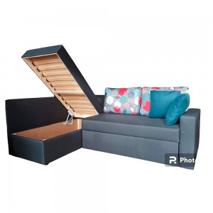 Кутовий диван ТМ Зоря Барселона 20 + 150 - 3 великих + 3 малих подушки